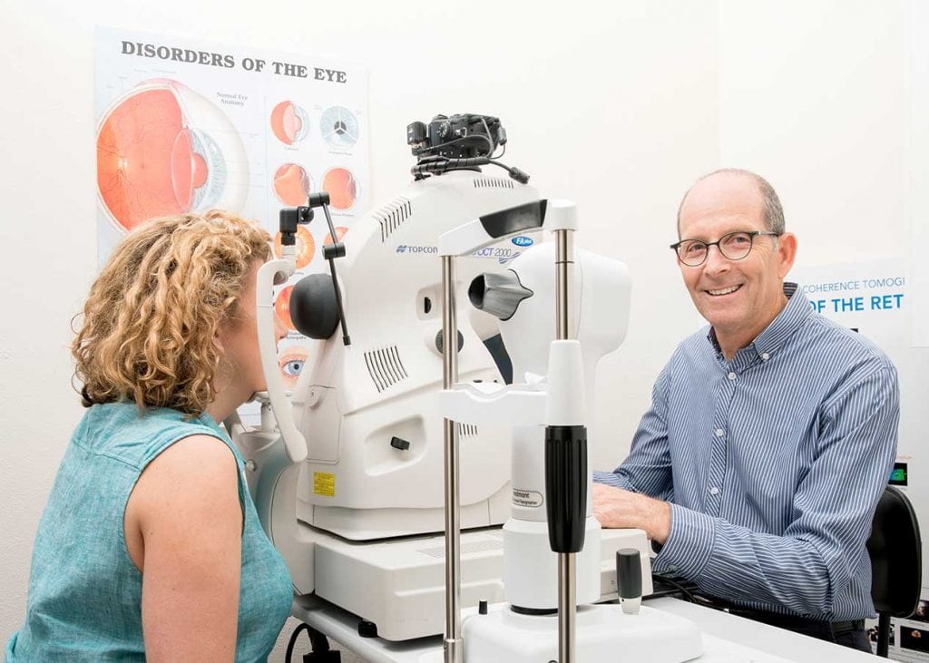 Digital eye image testing